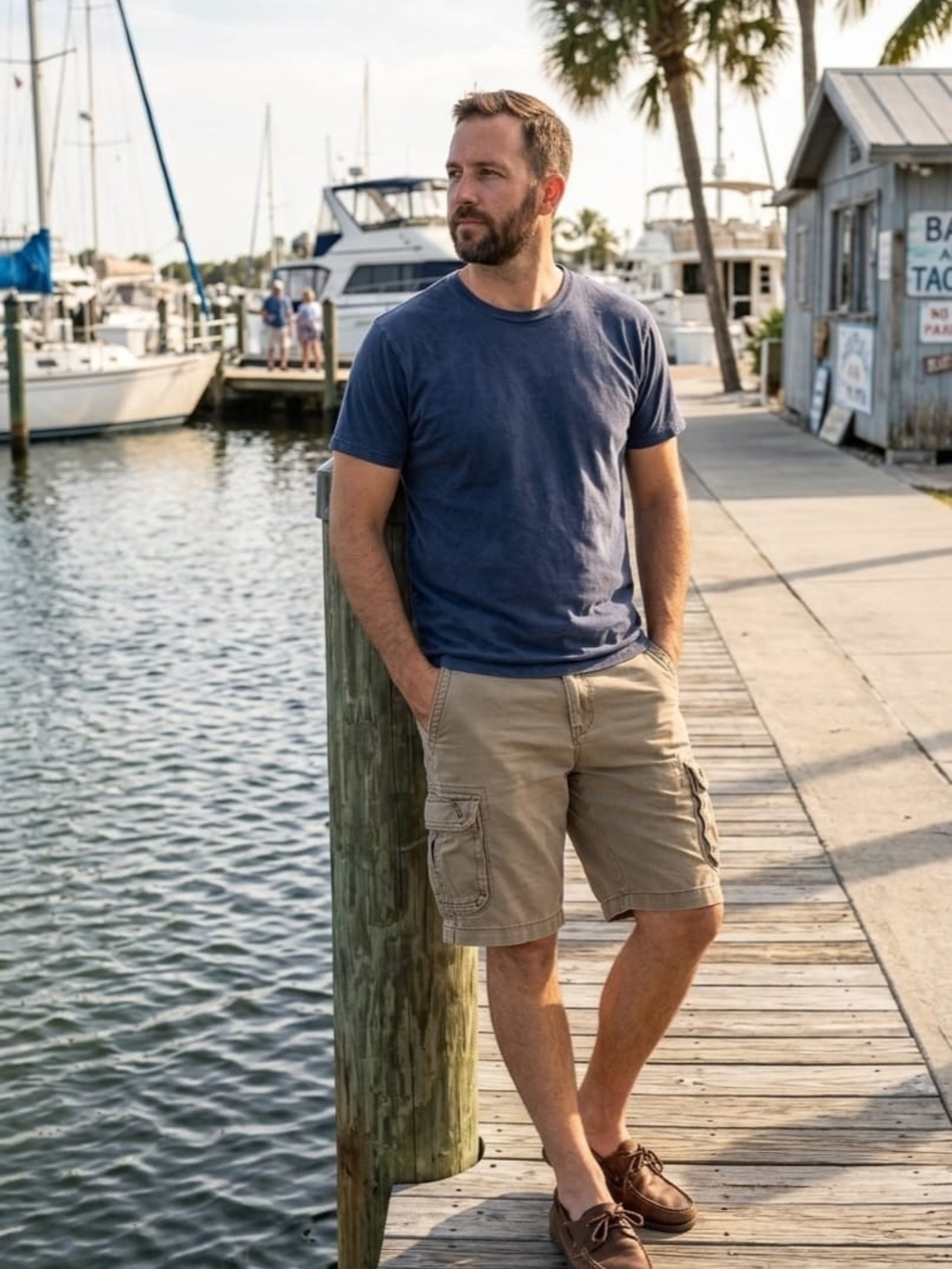 Urban Pipeline Men's Green Cotton Canvas Cargo Shorts Flat Front Zip Cargo Pocke